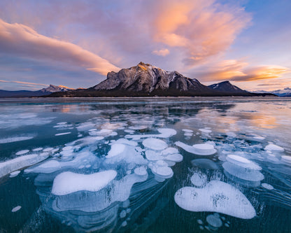Abraham Lake Sunset