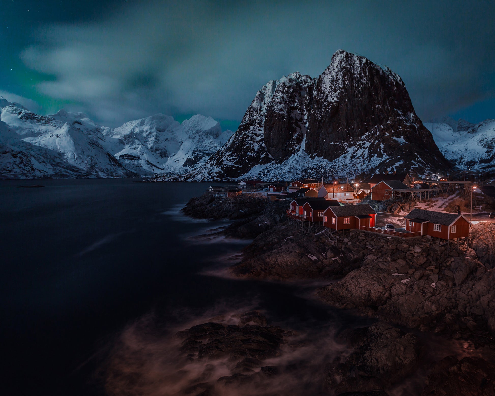 Cloudy Night At Hamnoy