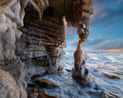 The First Leg in Frozen Bohai Sea