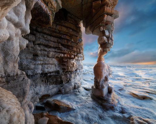 The First Leg in Frozen Bohai Sea