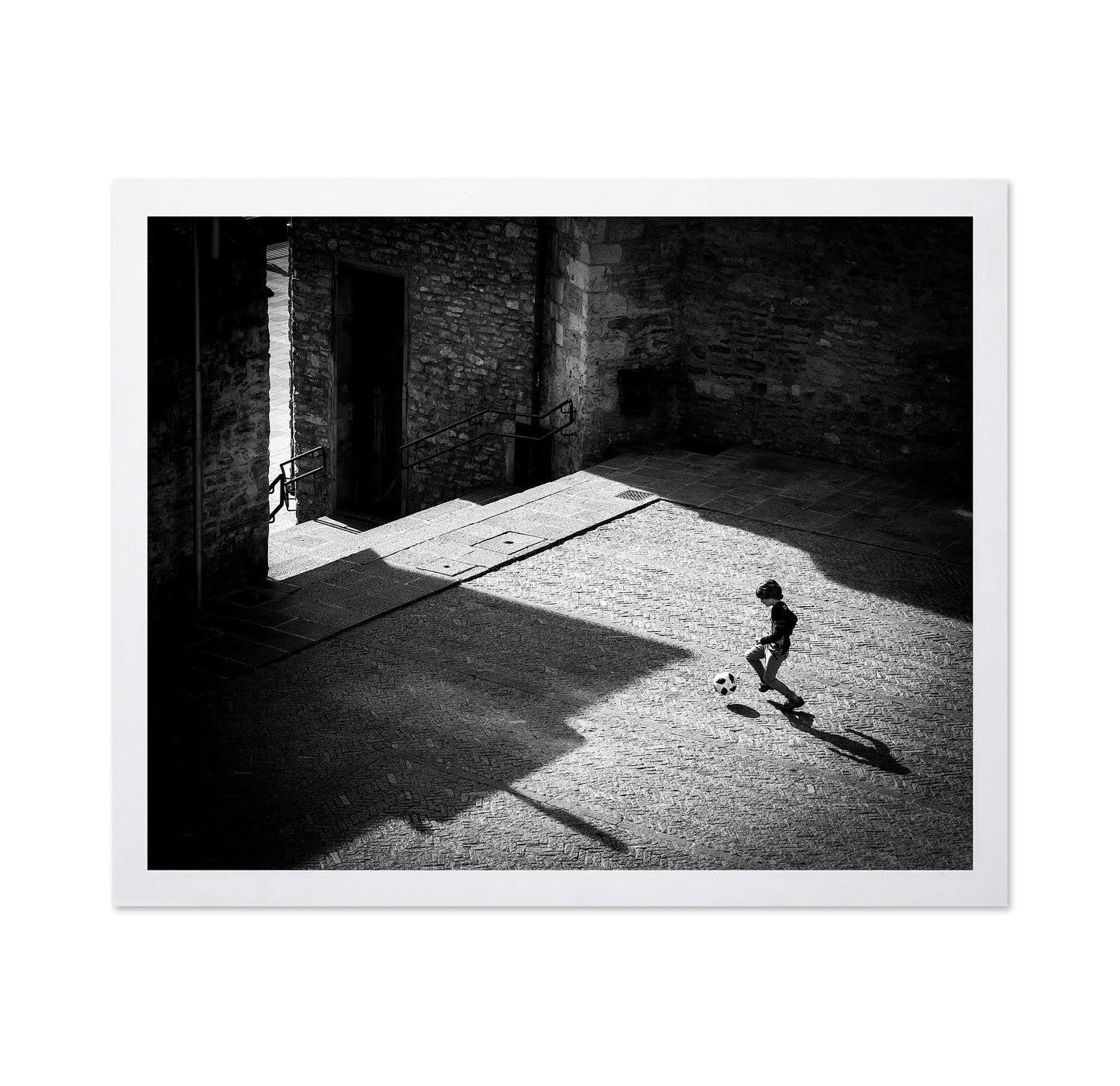 Child Playing Football