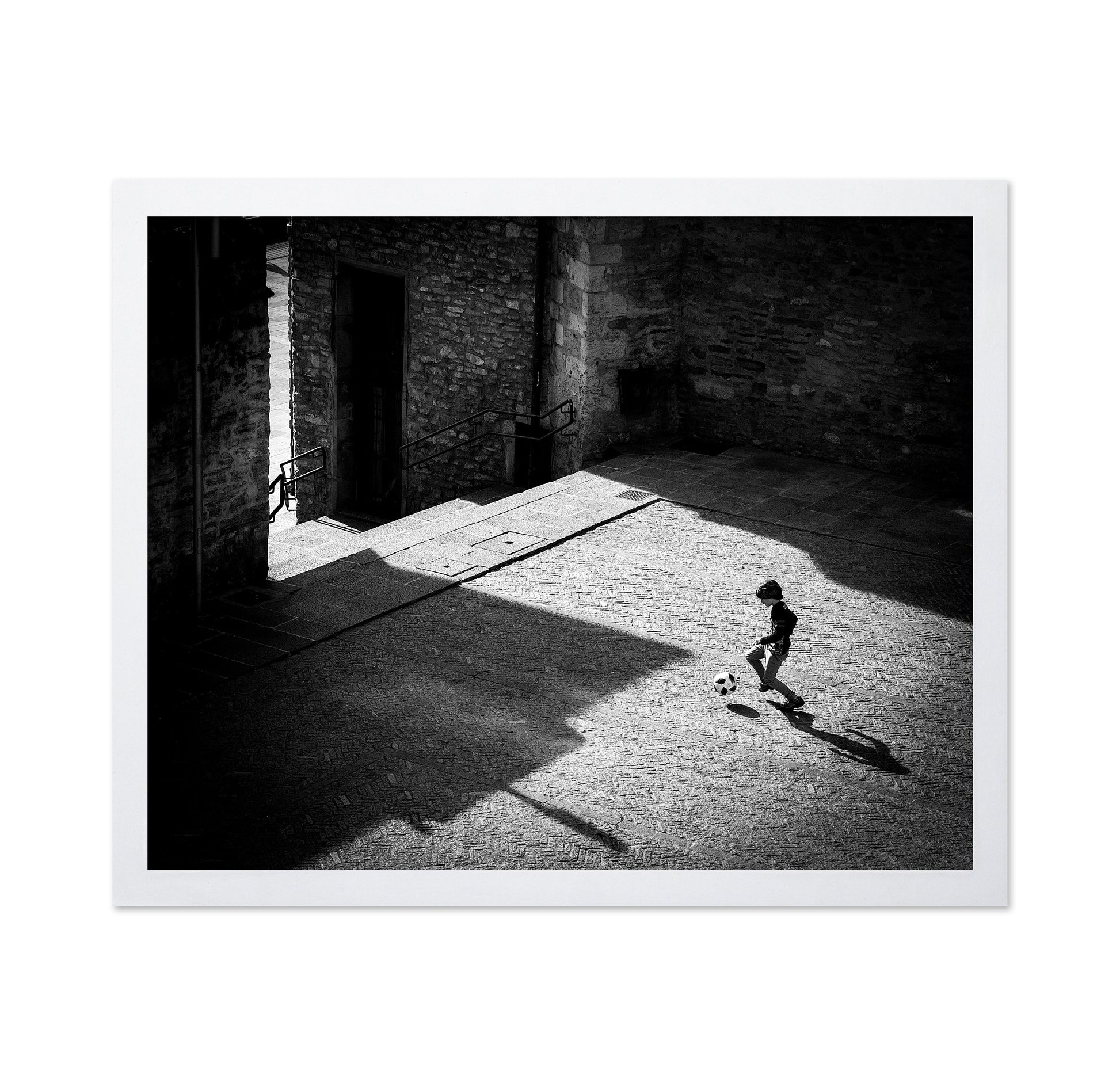 Child Playing Football