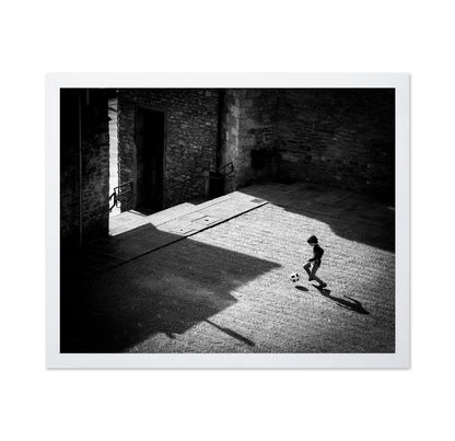 Child Playing Football