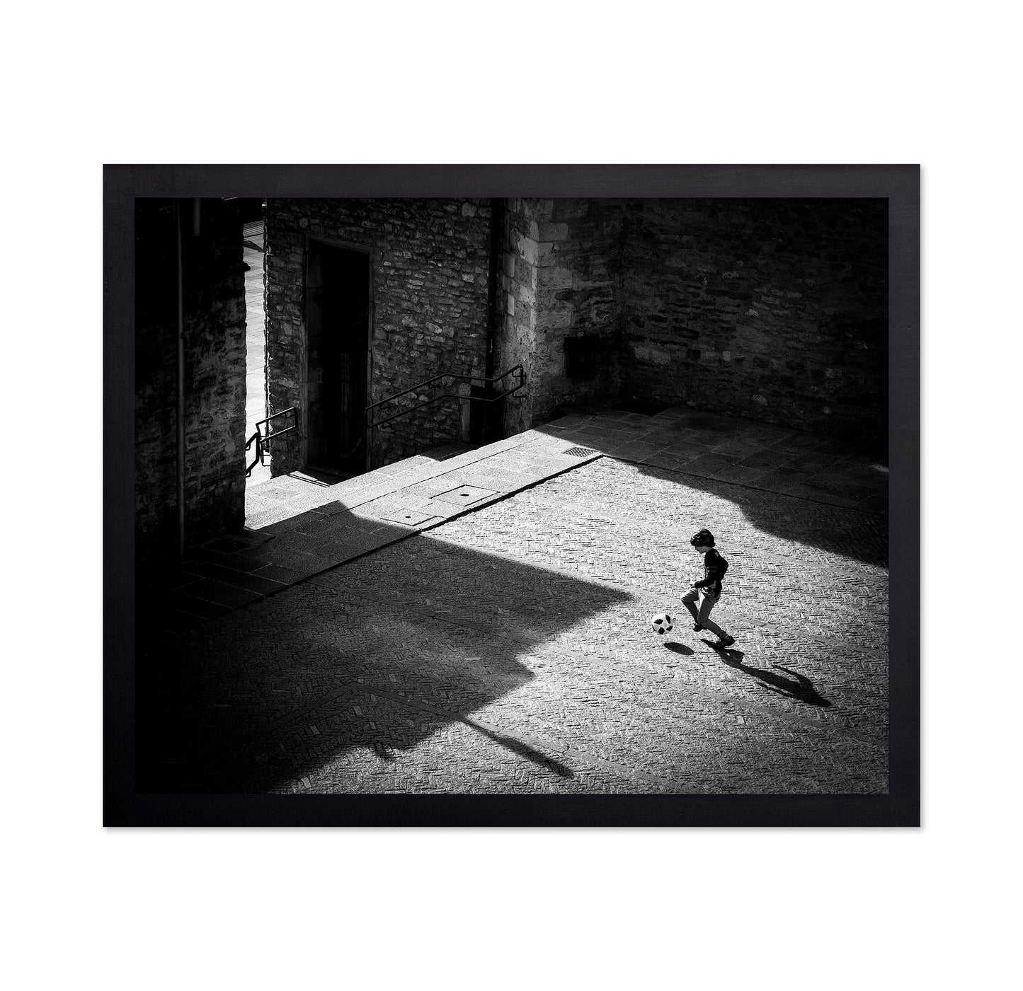 Child Playing Football