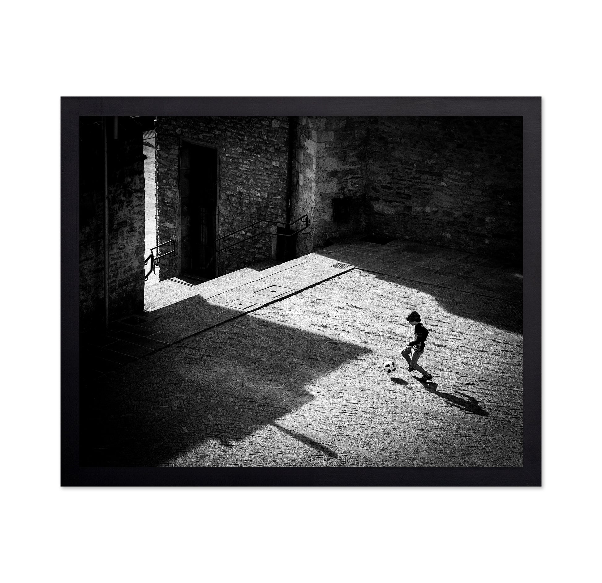 Child Playing Football