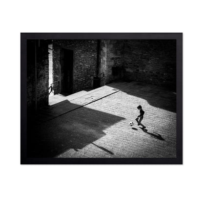 Child Playing Football