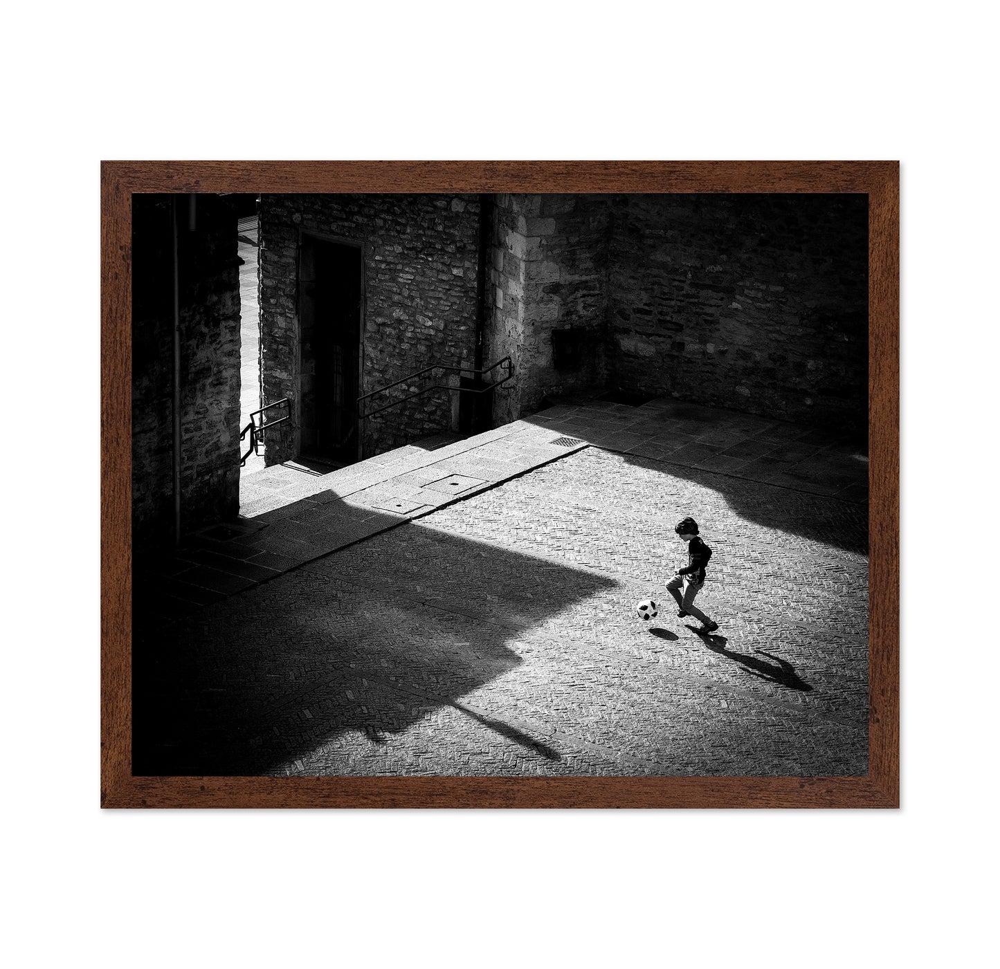 Child Playing Football