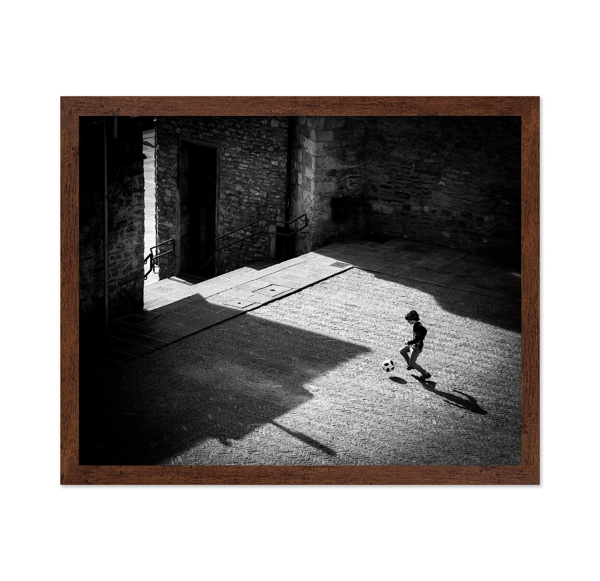 Child Playing Football