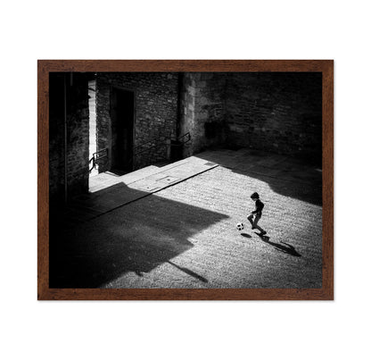 Child Playing Football