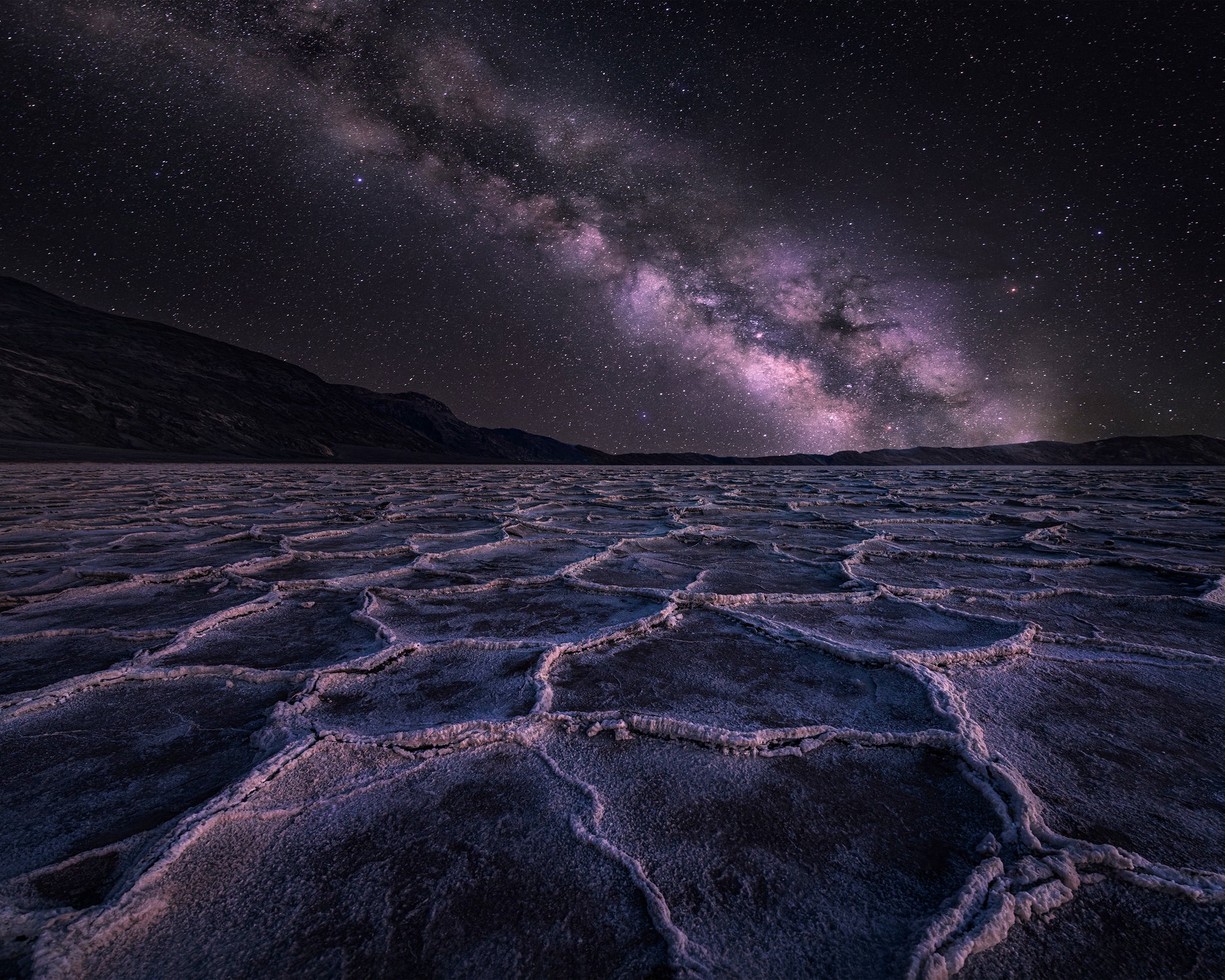 Arid Land in the Night