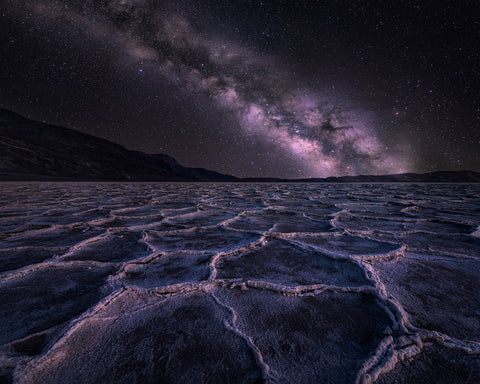 Arid Land in the Night