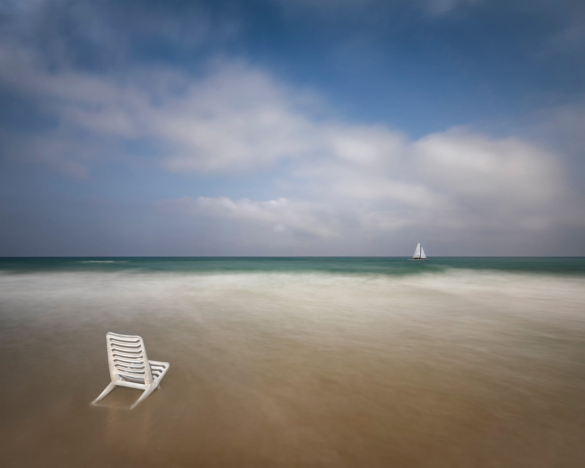 Beach with Chair