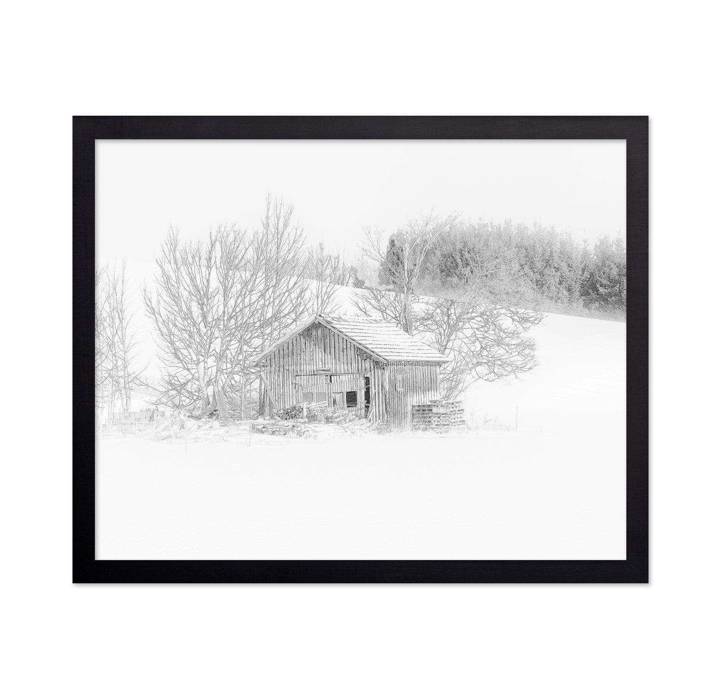 In a Misty Snowworld