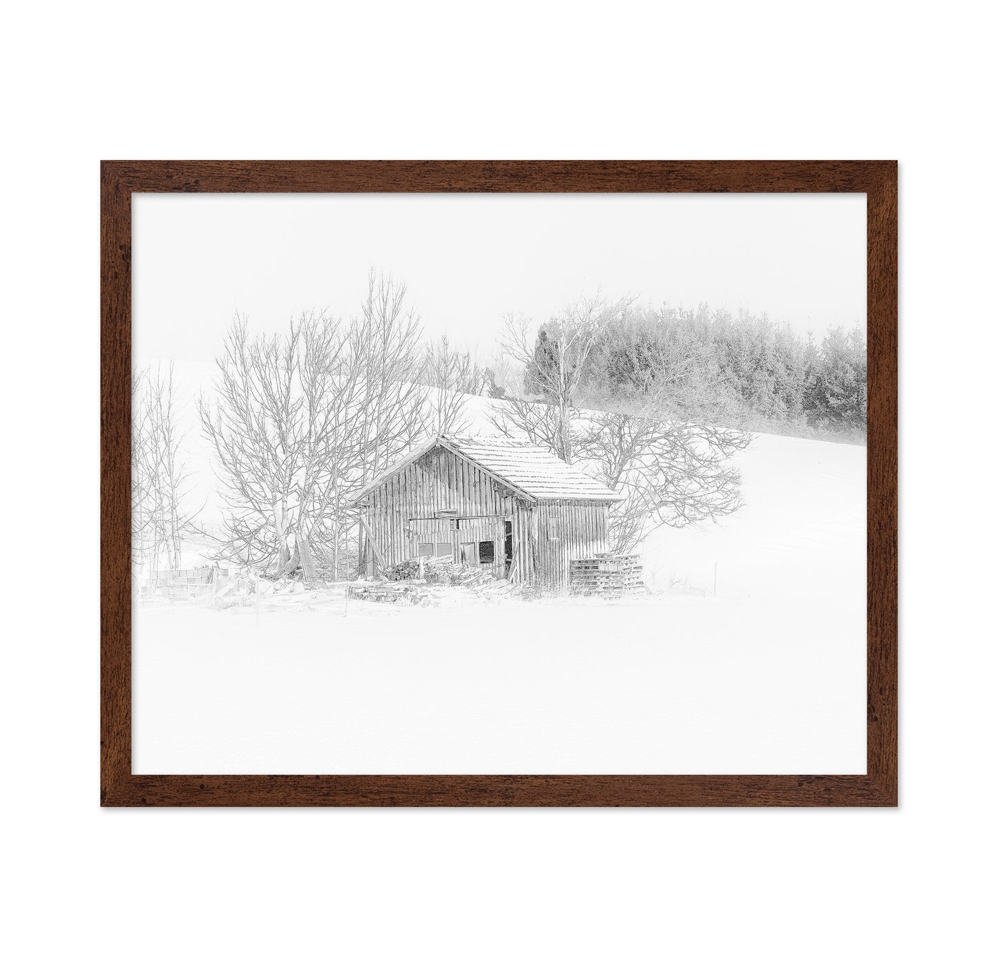 In a Misty Snowworld