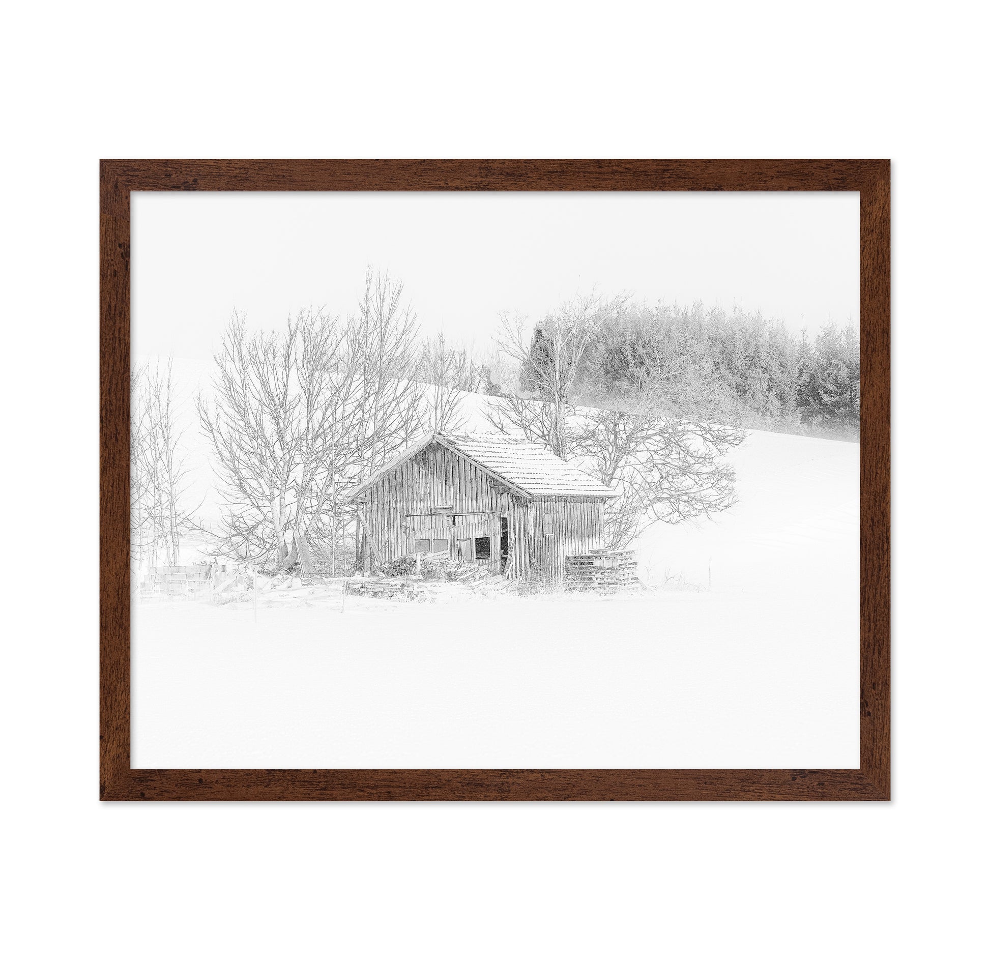In a Misty Snowworld