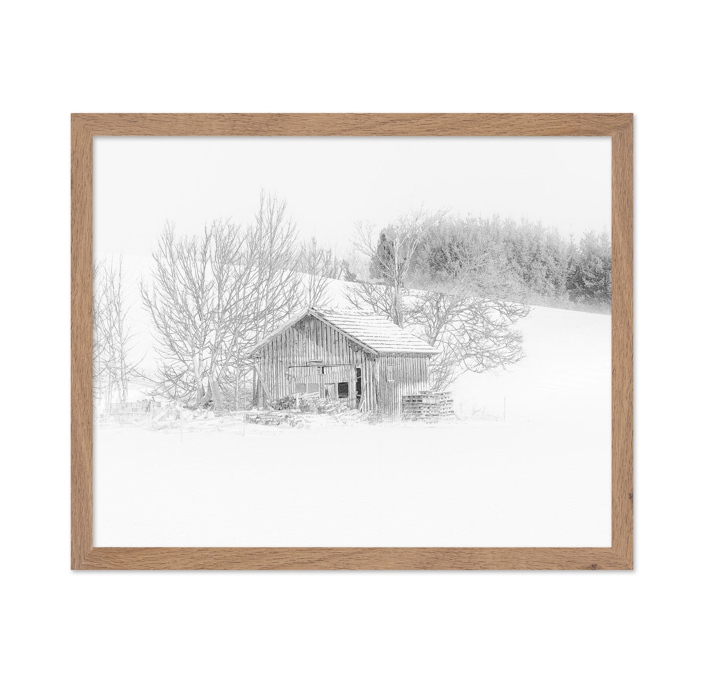 In a Misty Snowworld