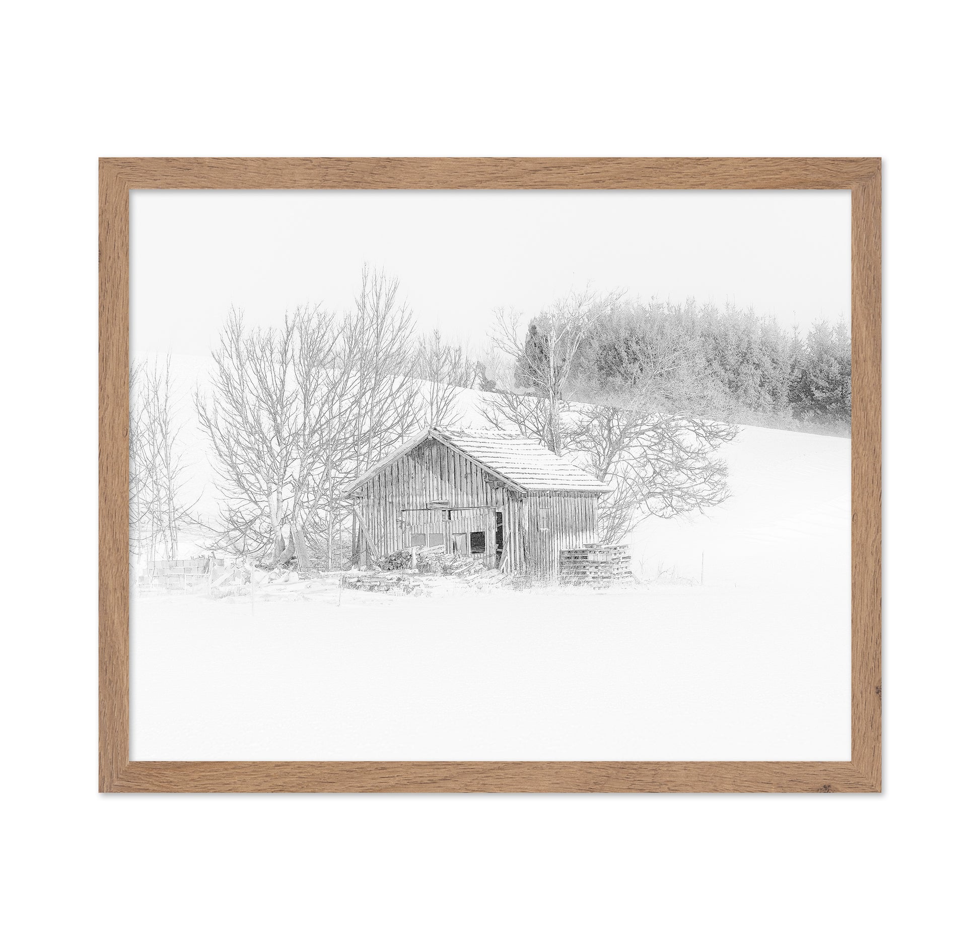 In a Misty Snowworld