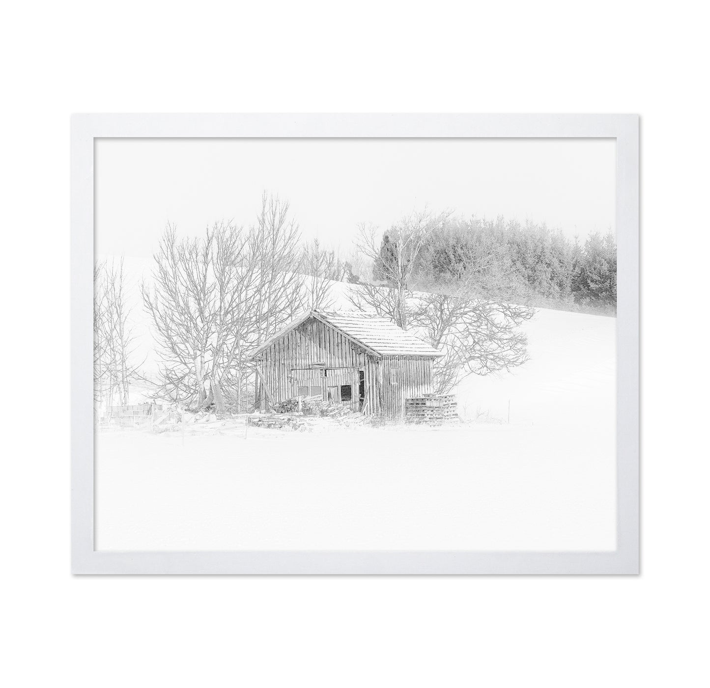 In a Misty Snowworld