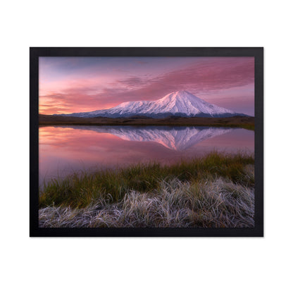 Frosty Morning At Tolbachik Volcano