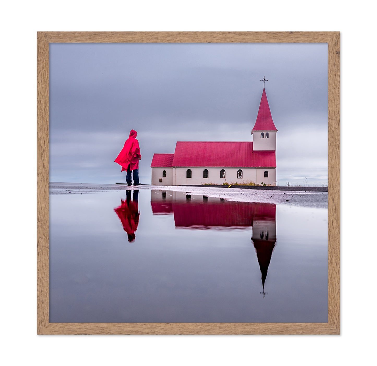 Reflection Of Vik Church