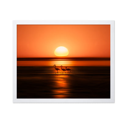 Sunset in Walvis bay