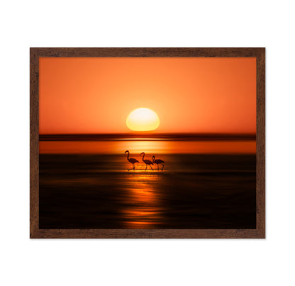 Sunset in Walvis bay