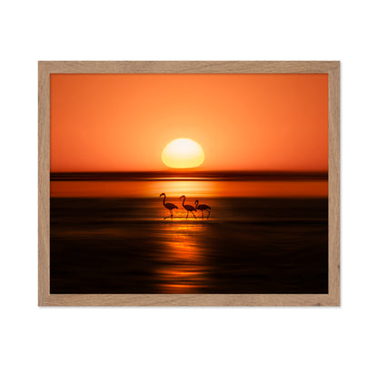 Sunset in Walvis bay