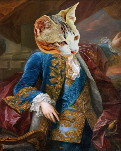 Regal Feline Pose