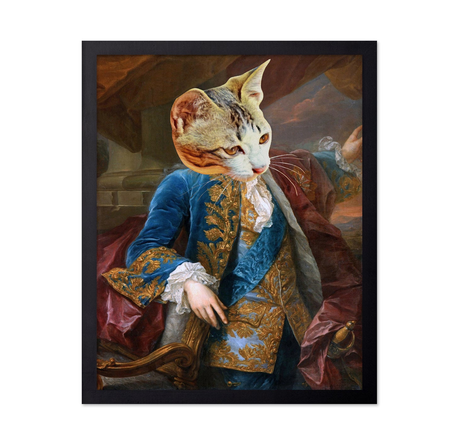Regal Feline Pose
