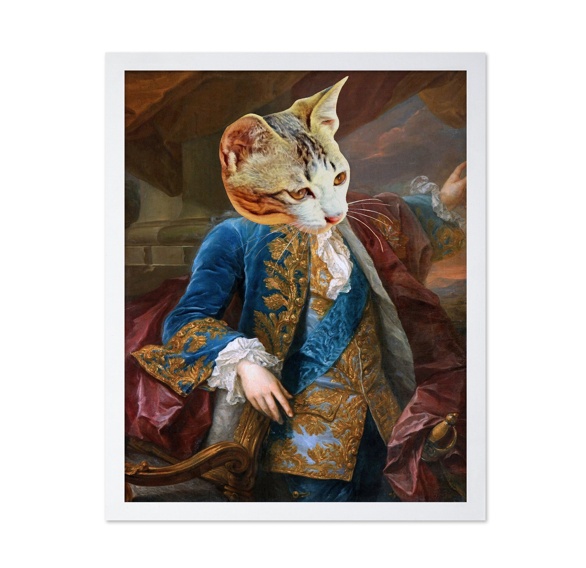 Regal Feline Pose
