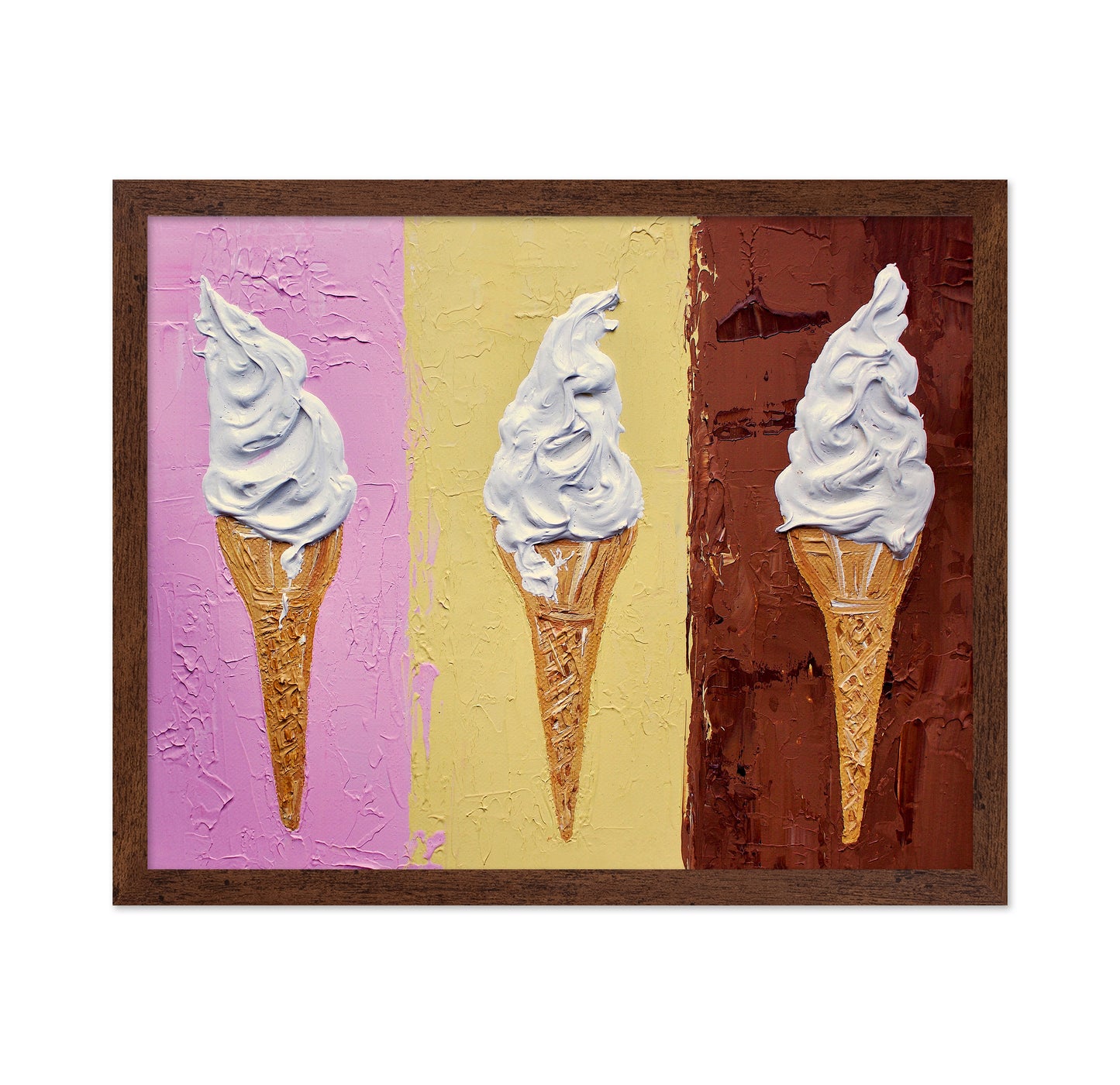 Ice Creams On Neapolitan