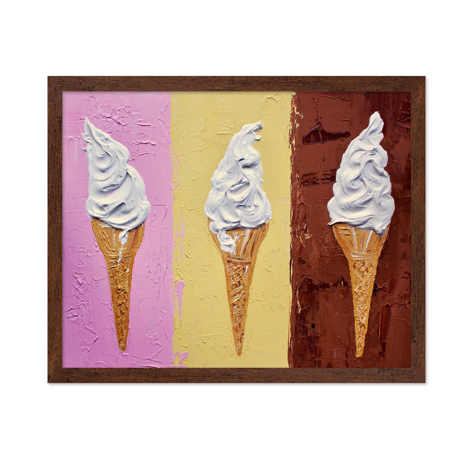 Ice Creams On Neapolitan