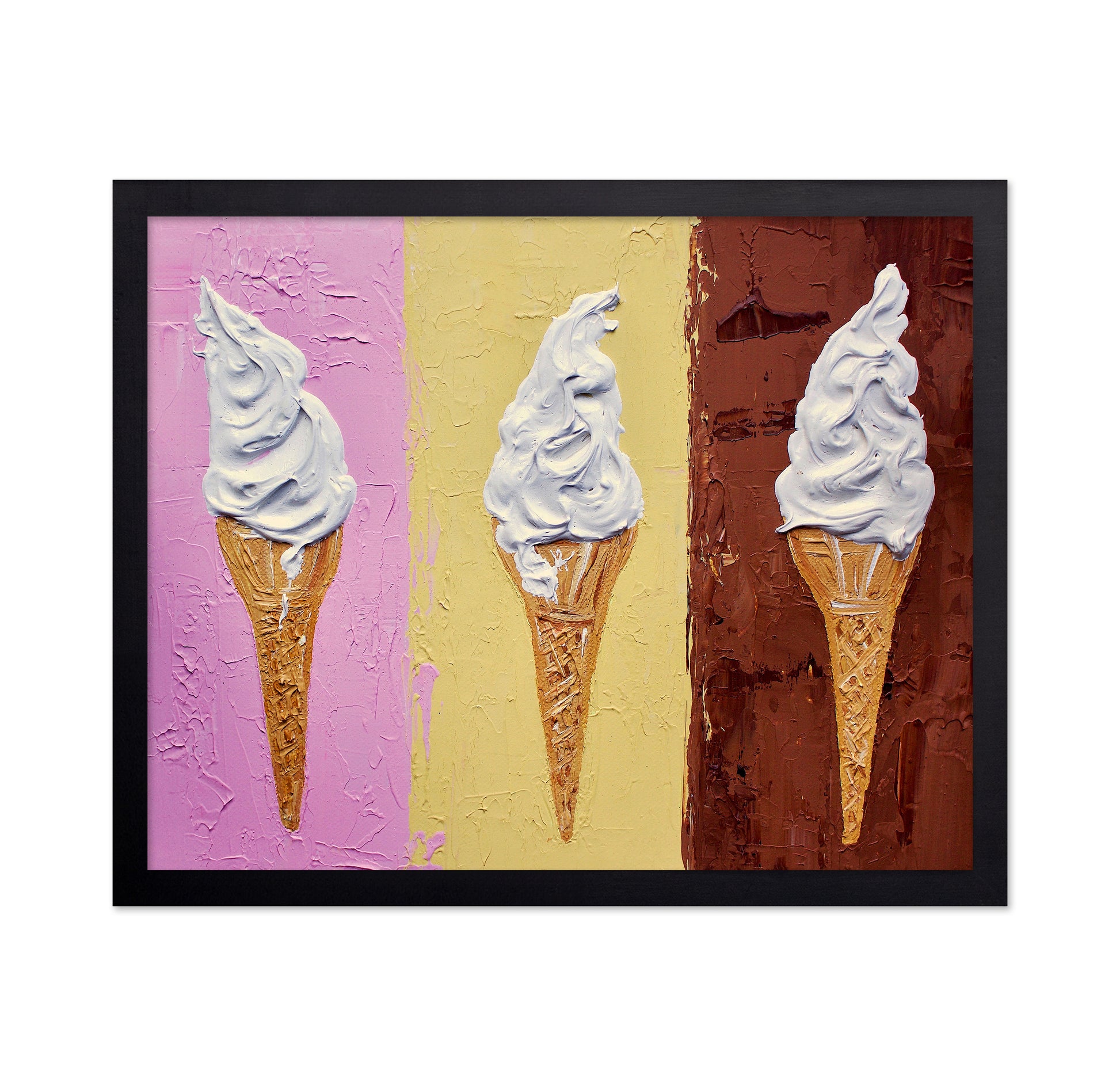 Ice Creams On Neapolitan