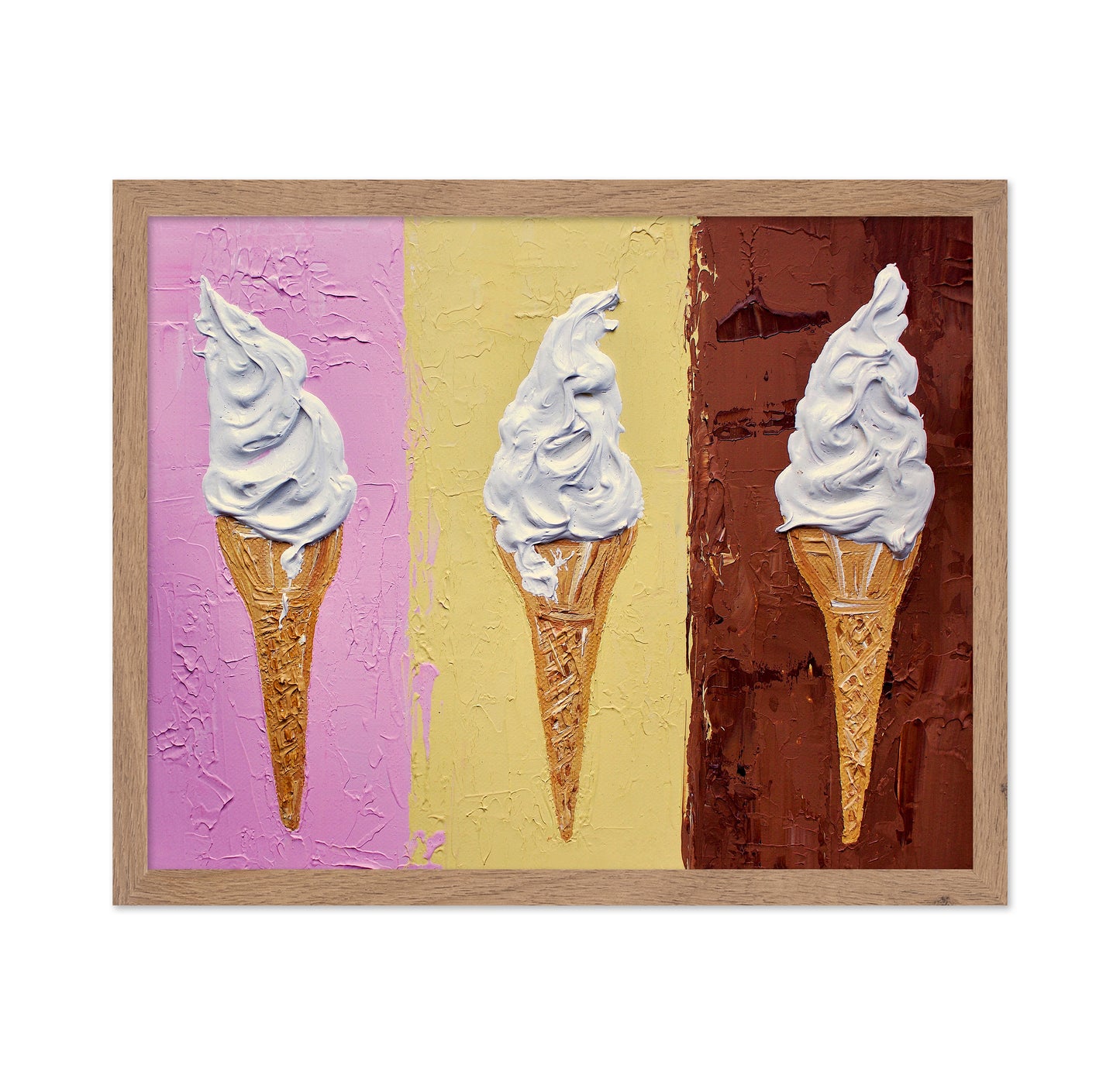 Ice Creams On Neapolitan