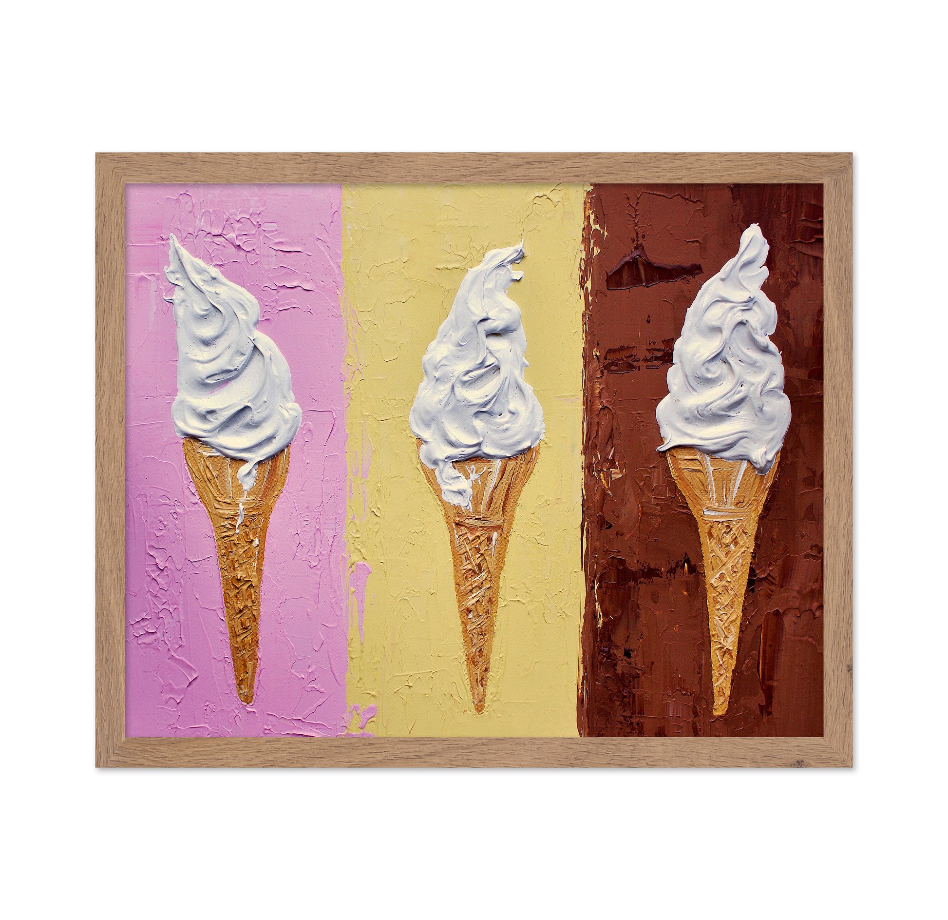 Ice Creams On Neapolitan