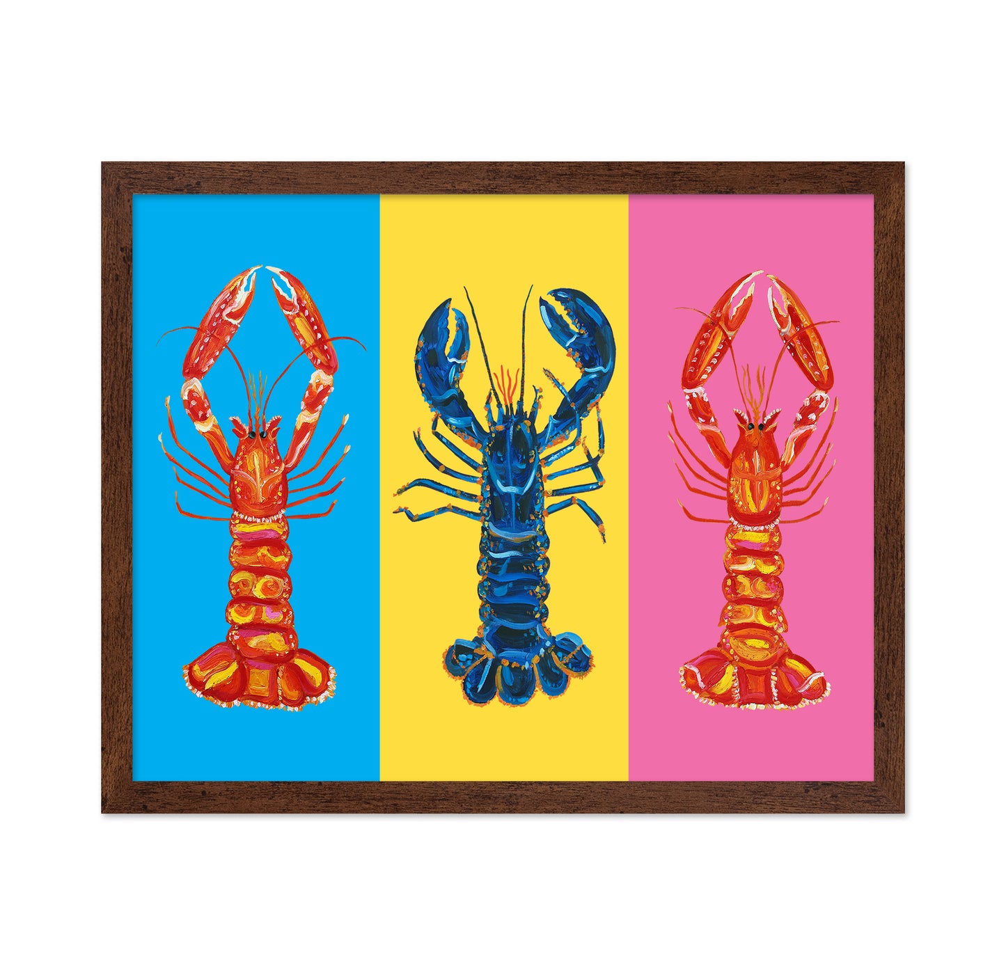 Lobster Langoustines Pop Art