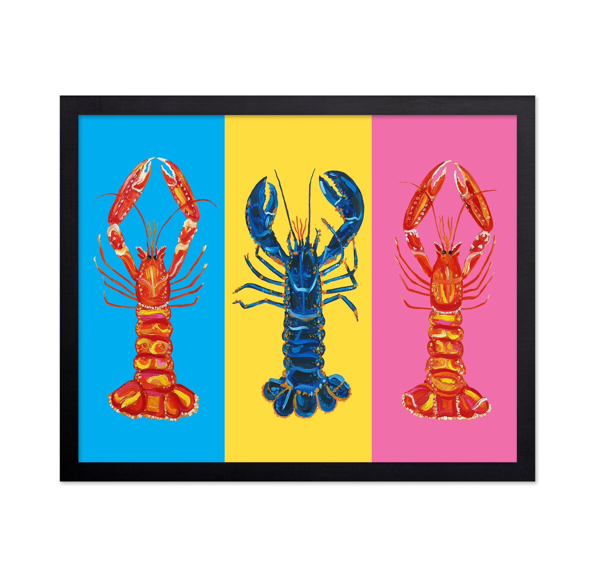 Lobster Langoustines Pop Art