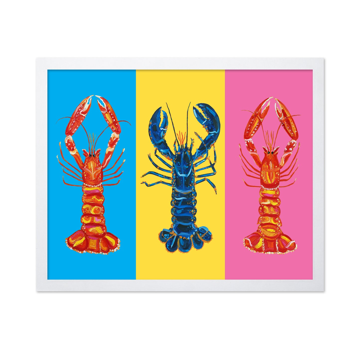 Lobster Langoustines Pop Art