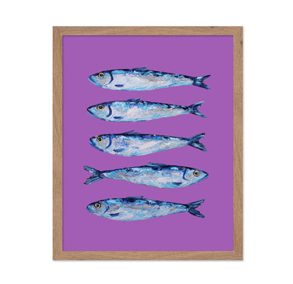 Sardines on Purple