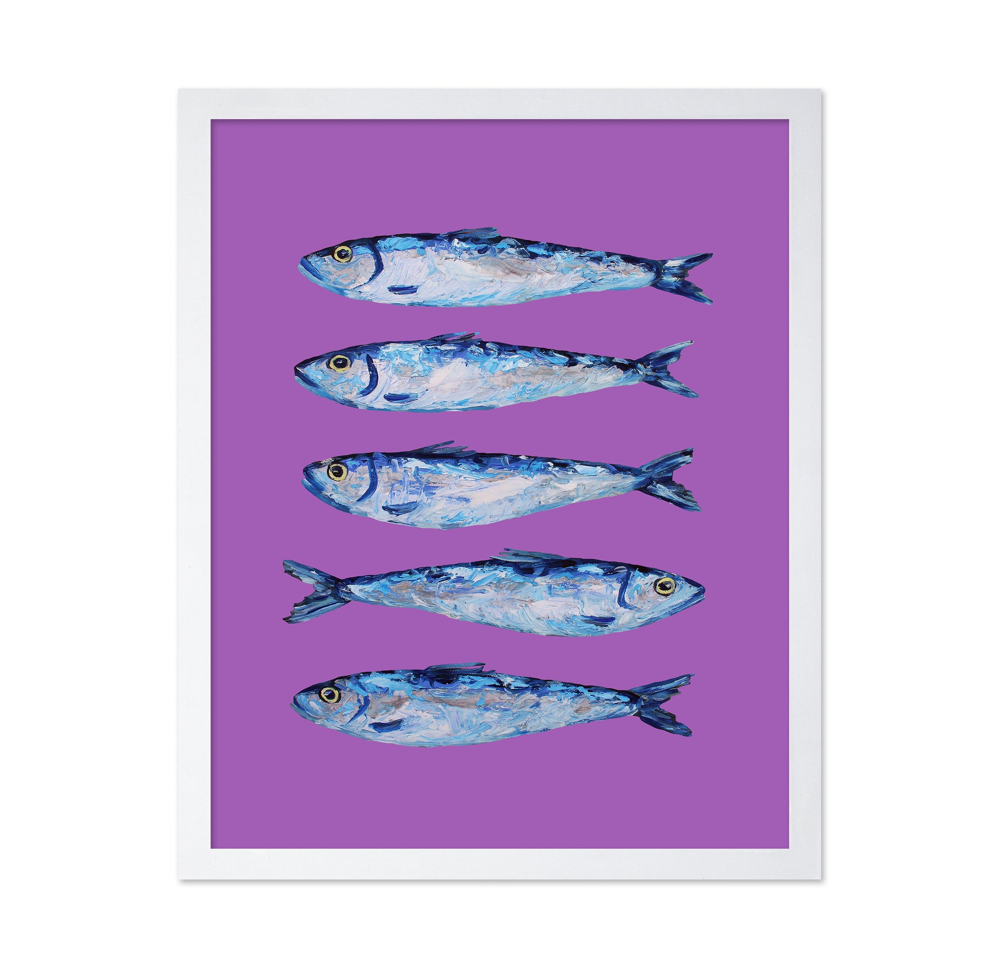 Sardines on Purple