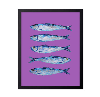 Sardines on Purple