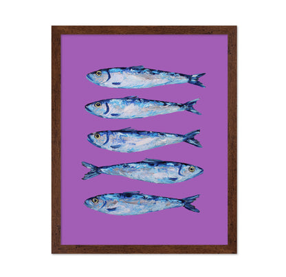 Sardines on Purple