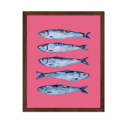 Sardines on Pink