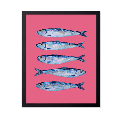 Sardines on Pink