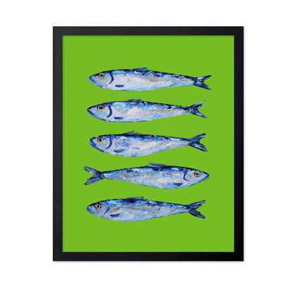 Sardines Lime Green