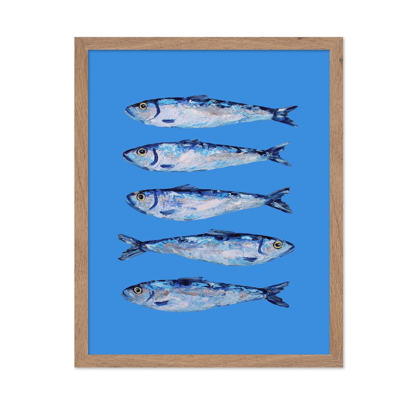 Sardines on Blue