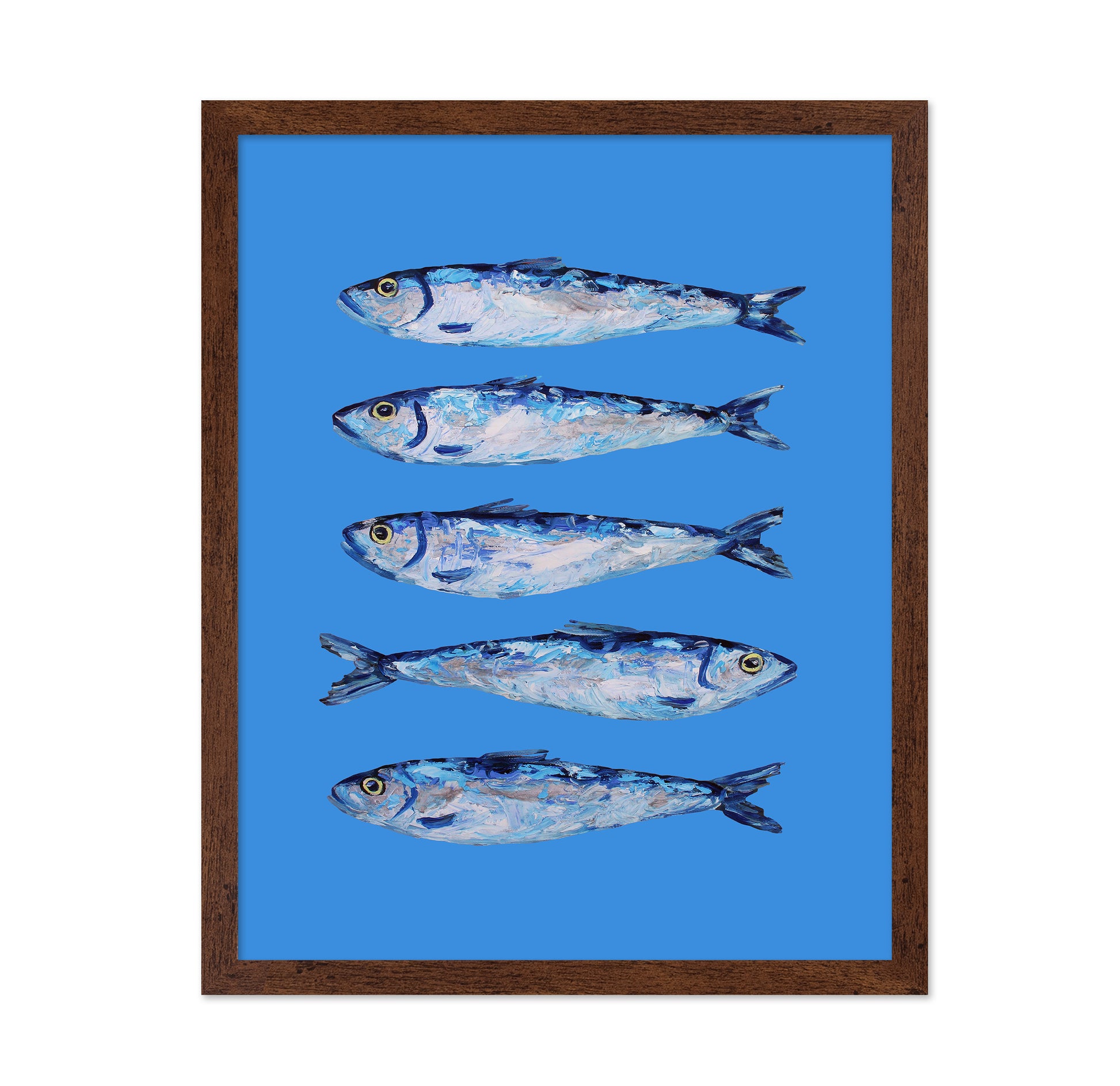 Sardines on Blue