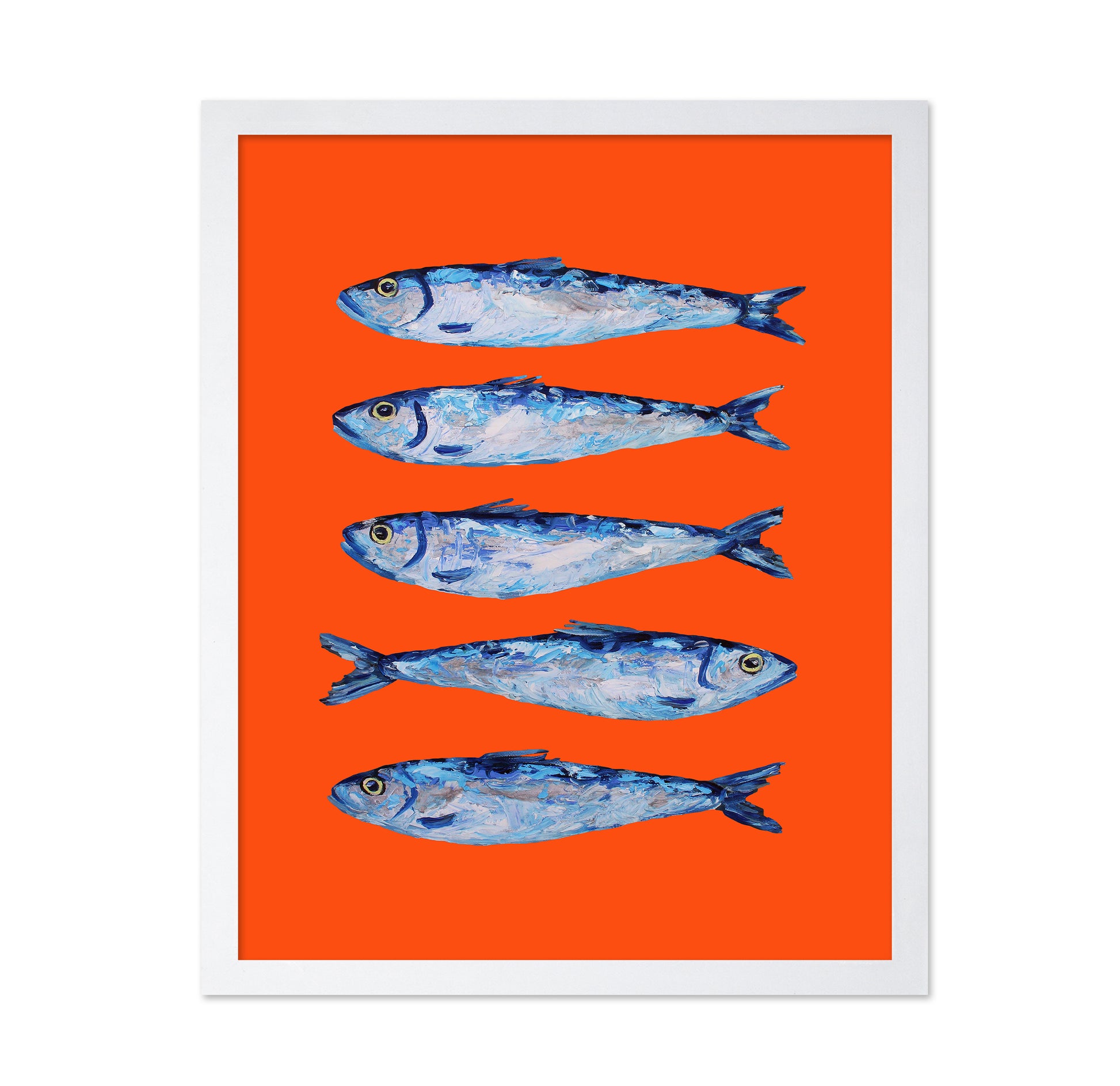 Sardines on Orange