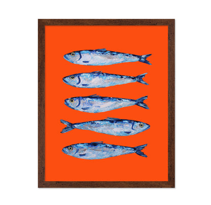 Sardines on Orange