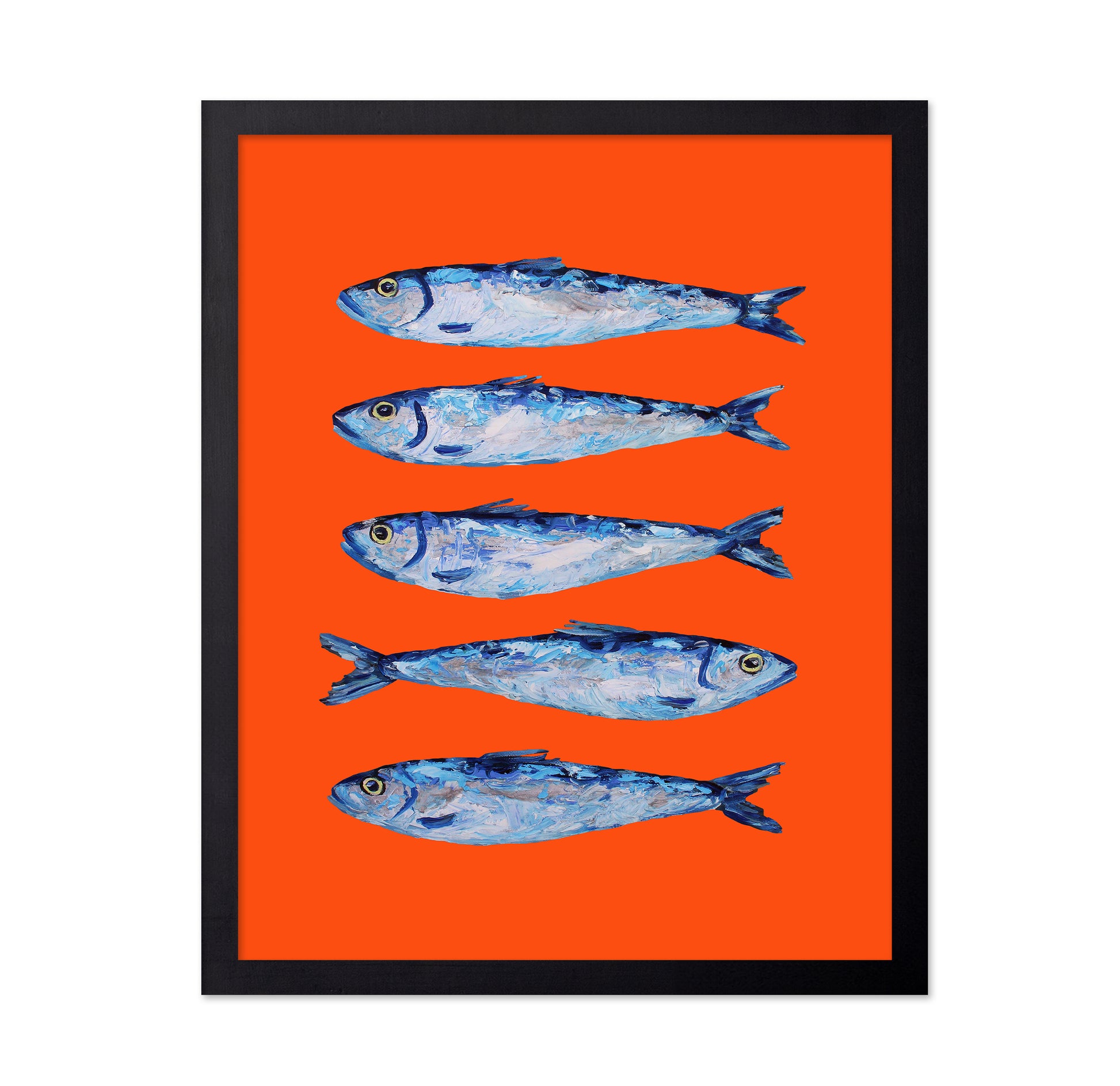 Sardines on Orange